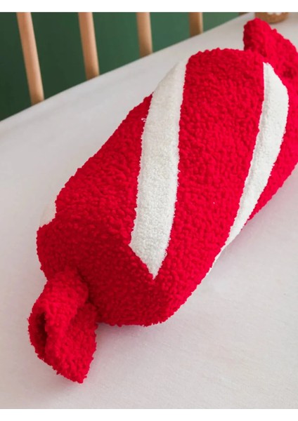 Şeker Peluş Yastık, Yılbaşı Şeker Peluş Yastık 52 cm modelleri