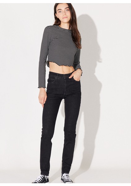 L62602236-MAVI Mavi Kadın Yüksek Bel Skinny Fit Denim Pantolon fiyatları
