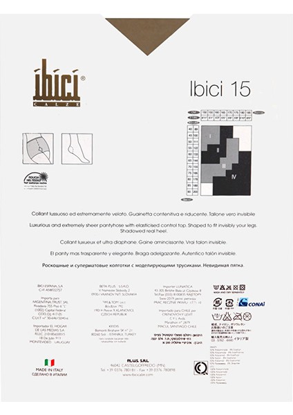 Ibici 15 Den. Görünmez Külotlu Çorap modelleri