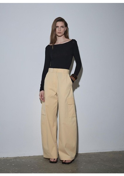 Butter Yellow Carbie Kargo Pantolon