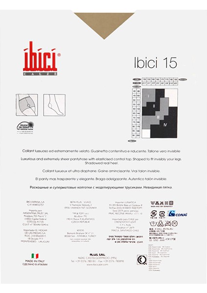 Ibici 15 Den. Görünmez Külotlu Çorap modelleri