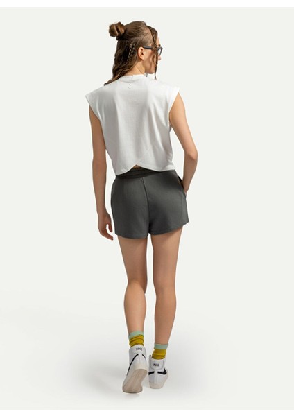 Kadın Crop Atlet - Igami - Off White