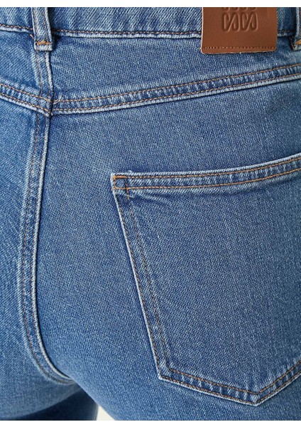 Açık Indigo Kadın Straight Denim Pantolon 1090209 fırsatları
