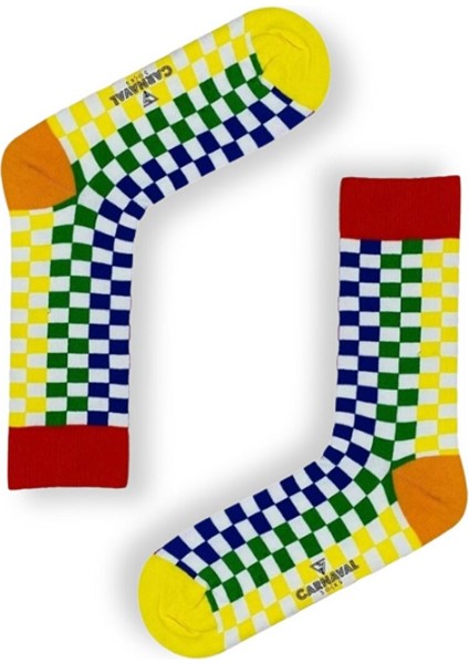 7'li Happy Socks Renkli Desenli Tasarım Çorap indirimleri
