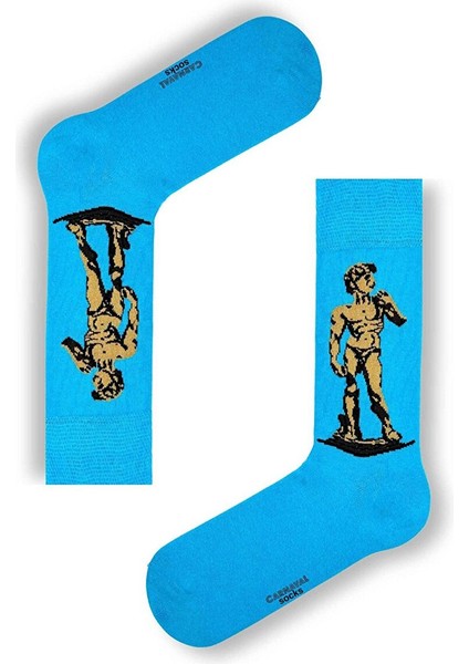 7'li Art Socks-2 Desenli Renkli Çorap Set modelleri