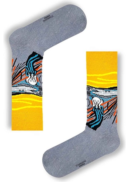 7'li Art Socks-2 Desenli Renkli Çorap Set fırsatları