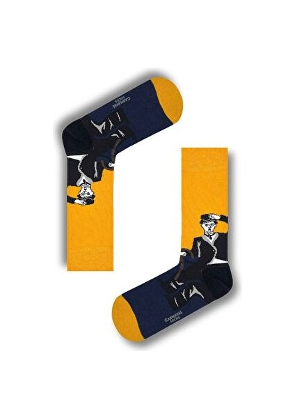 7'li Art Socks-2 Desenli Renkli Çorap Set