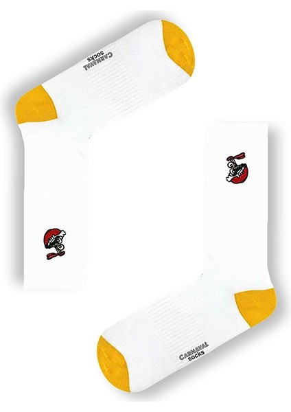 6'lı Fast Food Nakışlı Çorap Seti fiyatları