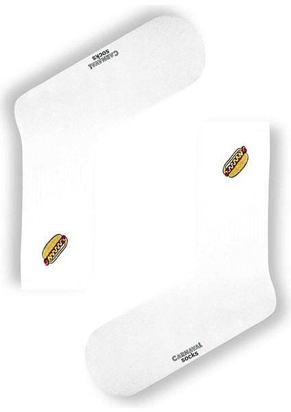 6'lı Fast Food Nakışlı Çorap Seti indirimleri