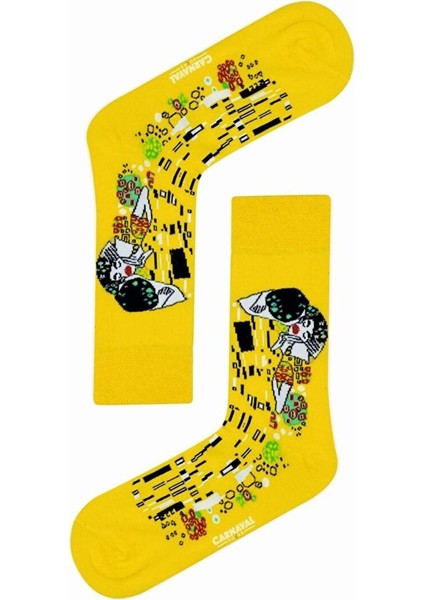7'li Art Socks-3 Desenli Renkli Çorap Kutusu indirimleri