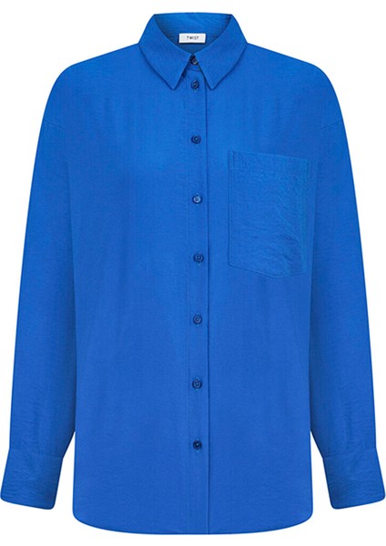 Saks Kadın Düz Gömlek TW6240025120020
