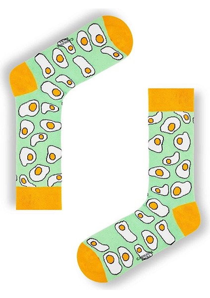 5'li Fast Food -2 Desenli Renkli Çorap Kutusu fırsatları