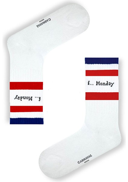 7'li Nyc Yazılı Atletik Renkli Atletik Spor Çorap Set 1040 fırsatları