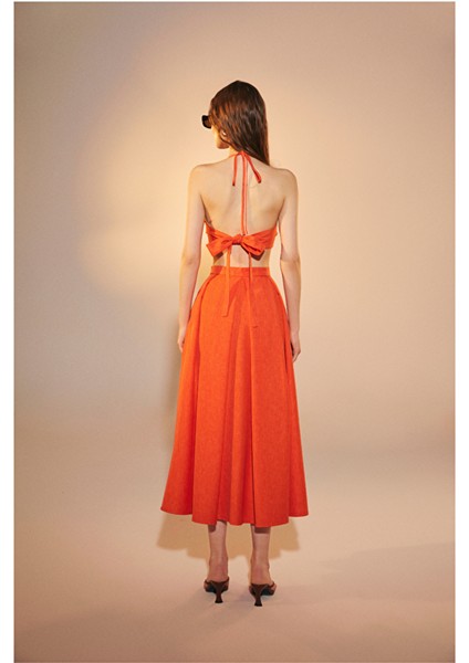 June Top Spicy Orange