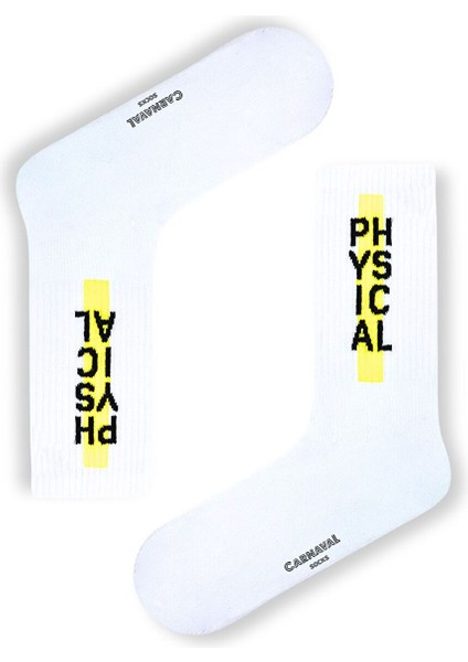 7'li Gym Spor Desenli Atletik Çorap Set 1045