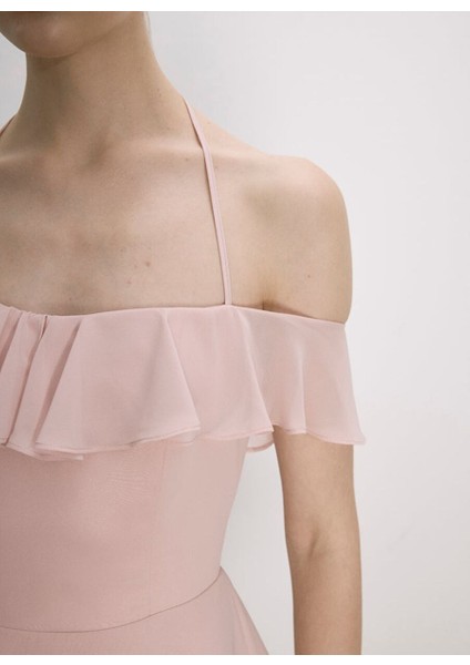 Evie Mini Elbise Pembe