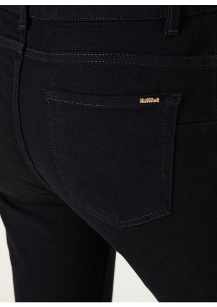 Lacivert Kadın Dar Paça Normal Bel Skinny Fit Push-Up Denim Pantolon 1089378 indirimleri