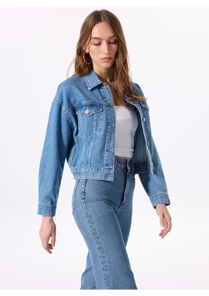 Mavi Kadın Ceket Normal Yıkamalı Denim Ceket M5SL-CKT1227