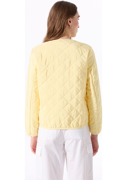 Sarı Kadın Relaxed Kapitone Mont J5SL-MNT7144 fırsatları