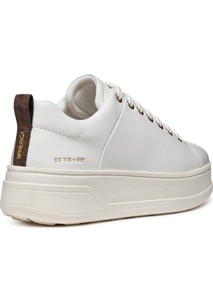 Beyaz Kadın Deri Sneaker D46WVA modelleri