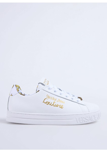 Beyaz Kadın Deri Sneaker 78VA3SKL