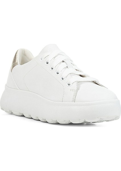 Beyaz Kadın Deri Sneaker D35TCB fiyatları