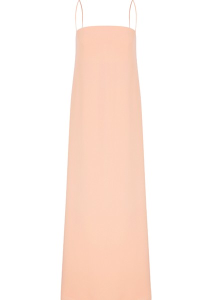 Aella Şifon Elbise Apricot Cream