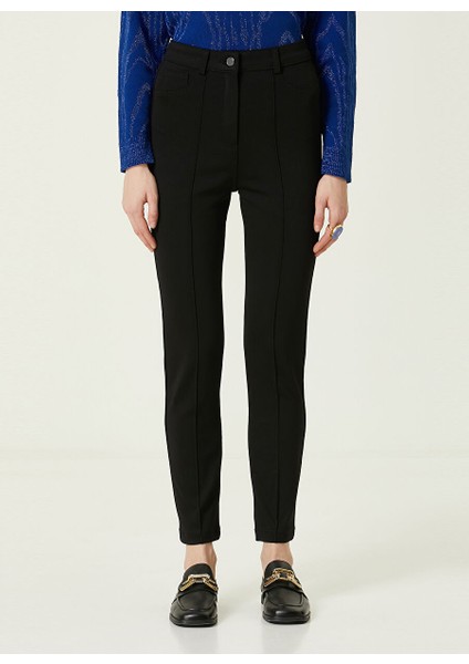 Normal Bel Slim Fit Siyah Kadın Pantolon 1087267 fiyatları