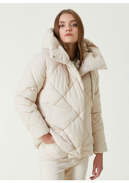 Kapitone Taş Kadın Basic Mont 1093683
