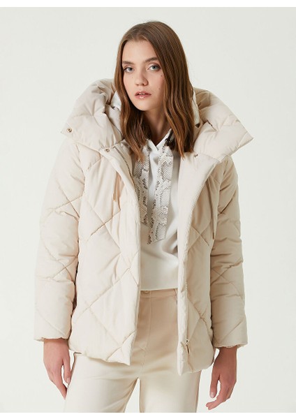 Kapitone Taş Kadın Basic Mont 1093683