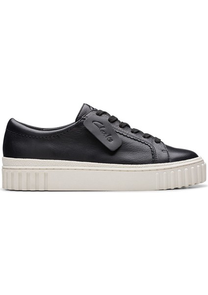 Siyah Kadın Deri Sneaker 26176436