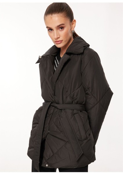 Siyah Kadın Mont Onlsussı Quılted Puffer Jacket Otw fiyatları