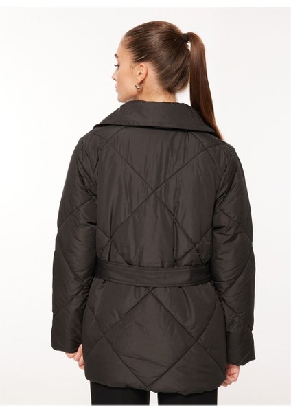 Siyah Kadın Mont Onlsussı Quılted Puffer Jacket Otw indirimleri