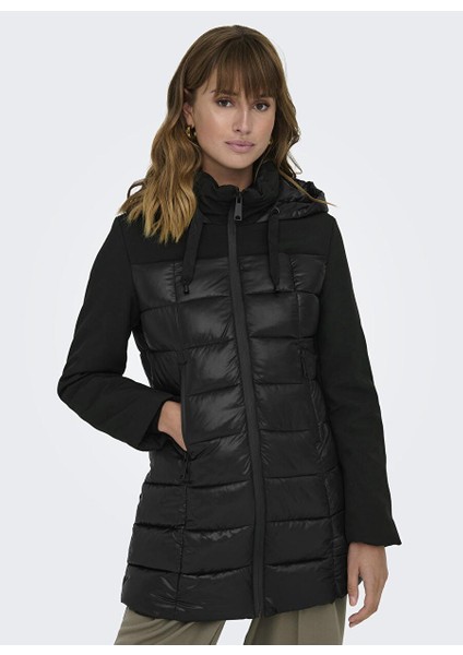 Siyah Kadın Kaban Onlsophıe Mıx Puffer cc Otw