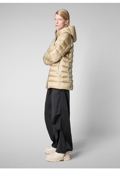 Bej Kadın Mont D41264W