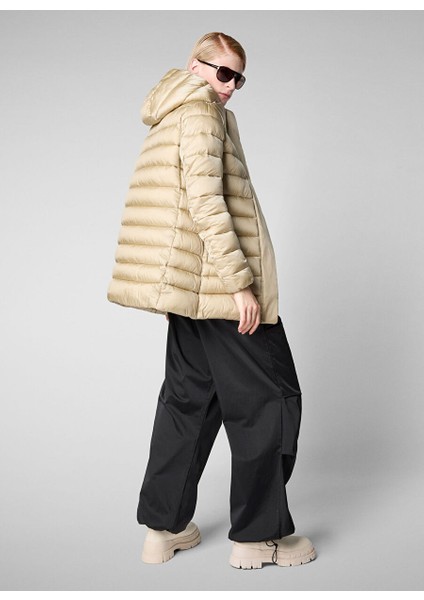 Bej Kadın Mont D41264W