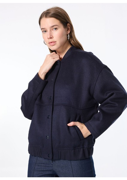 Lacivert Kadın Relaxed Mont W242555410 Navy Dış Giyim modelleri