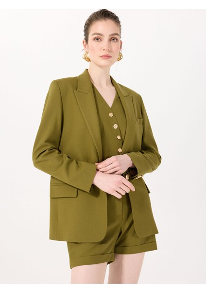 Haki Kadın Normal Ceket The Daıly Jacket 1023