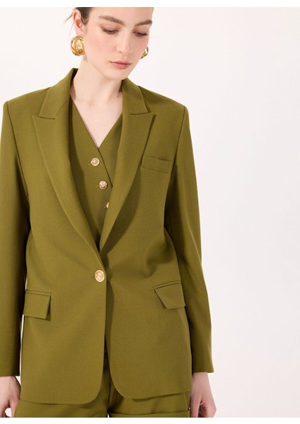 Haki Kadın Normal Ceket The Daıly Jacket 1023