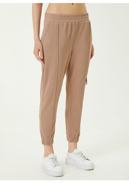 Vizon Kadın Lastikli Paça Normal Bel Jogger Pantolon 1087396