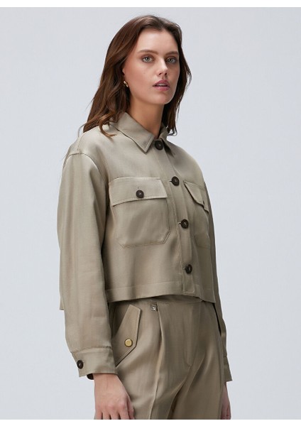 Haki Kadın Regular Fit Ceket 1094195