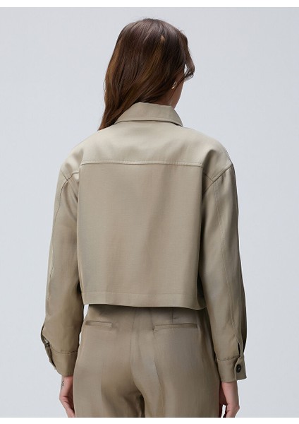 Haki Kadın Regular Fit Ceket 1094195