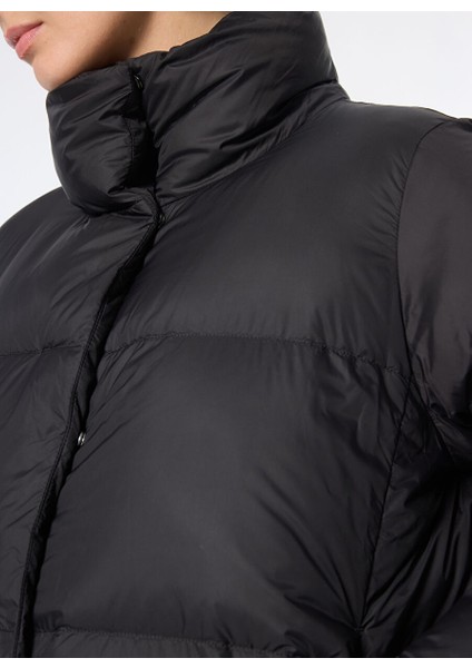 Siyah Kadın Relaxed Kapitone Mont J4WL-MNT7091 fırsatları