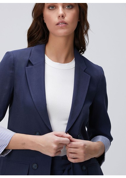 Lacivert Kadın Basic Ceket 1095151 fiyatları