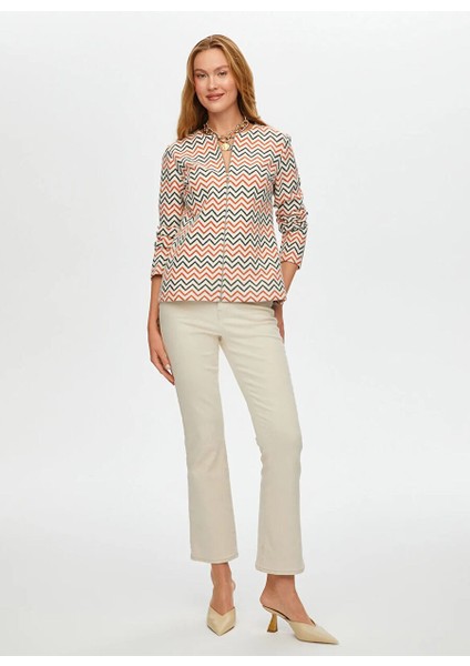 Ekru Kadın Slim Fit Ceket US25CKT024 fiyatları
