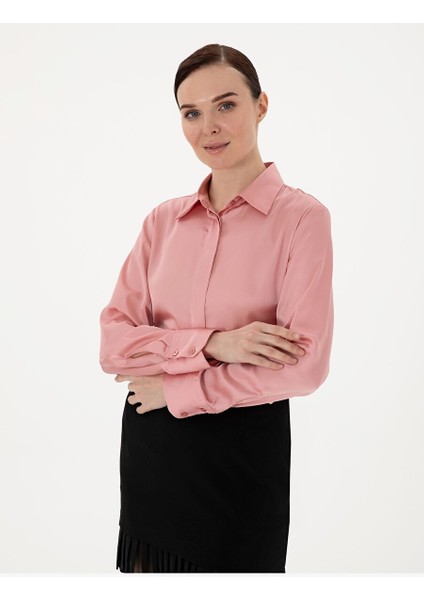 Pudra Comfort Fit Uzun Kollu Gömlek modelleri