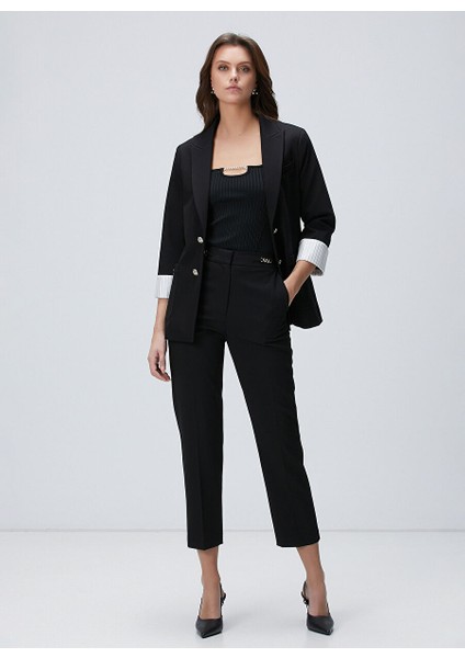 Siyah Kadın Regular Fit Ceket 1094210