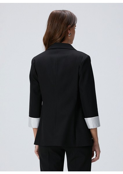 Siyah Kadın Regular Fit Ceket 1094210