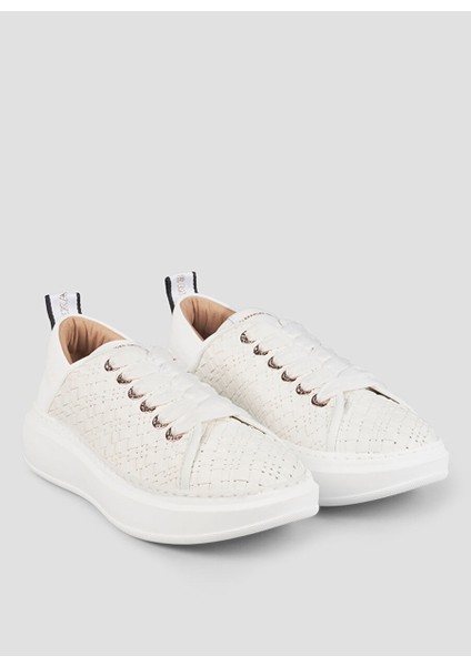 Beyaz Kadın Deri Sneaker ASBBWYW0410TWT fiyatları