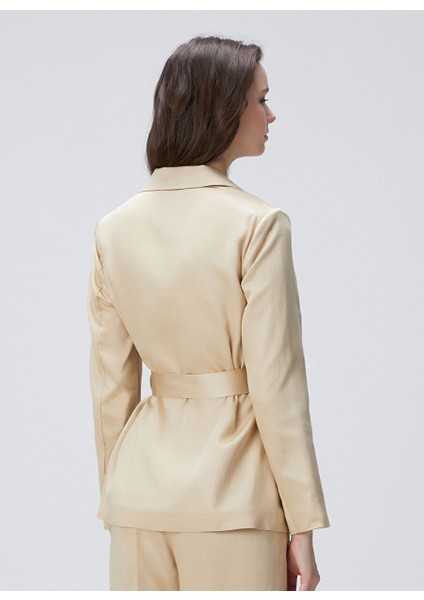 Bej Kadın Regular Fit Ceket 1094040